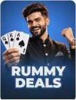 Rummy Deals tile in the Hero11 Games tab, Rummy section